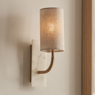Endon 114203 - Applique da parete 1xE14/7W/230V beige/oro