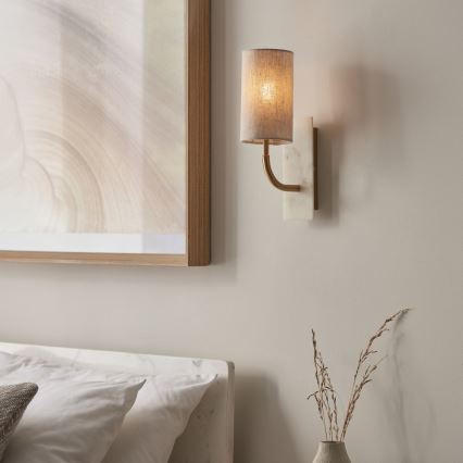 Endon 114203 - Applique murale 1xE14/7W/230V beige/dorée