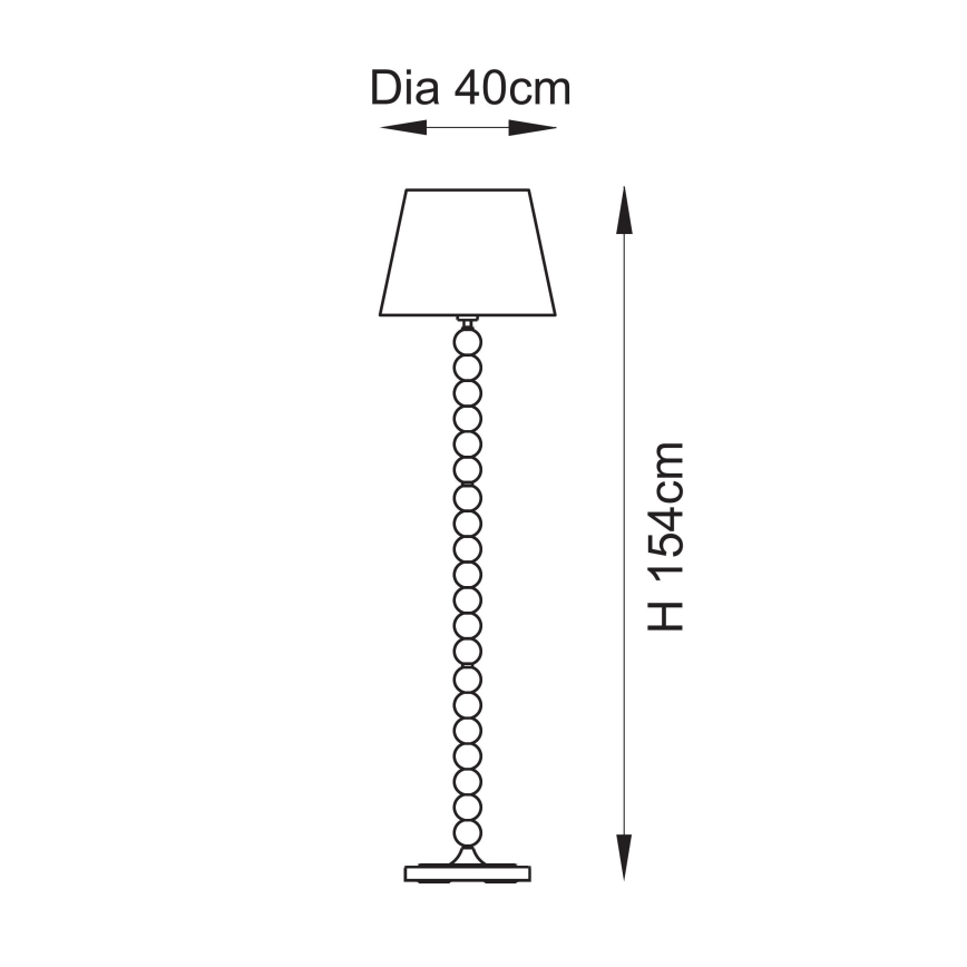 Endon 114634 - Lampada con piedistallo HIGGLEDY 1xE27/10W/230V verde/grigio