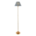 Endon 114778 - Dimm- und aufladbare LED-Stehleuchte BURLEY LED/1,5W/5V Messing/blau