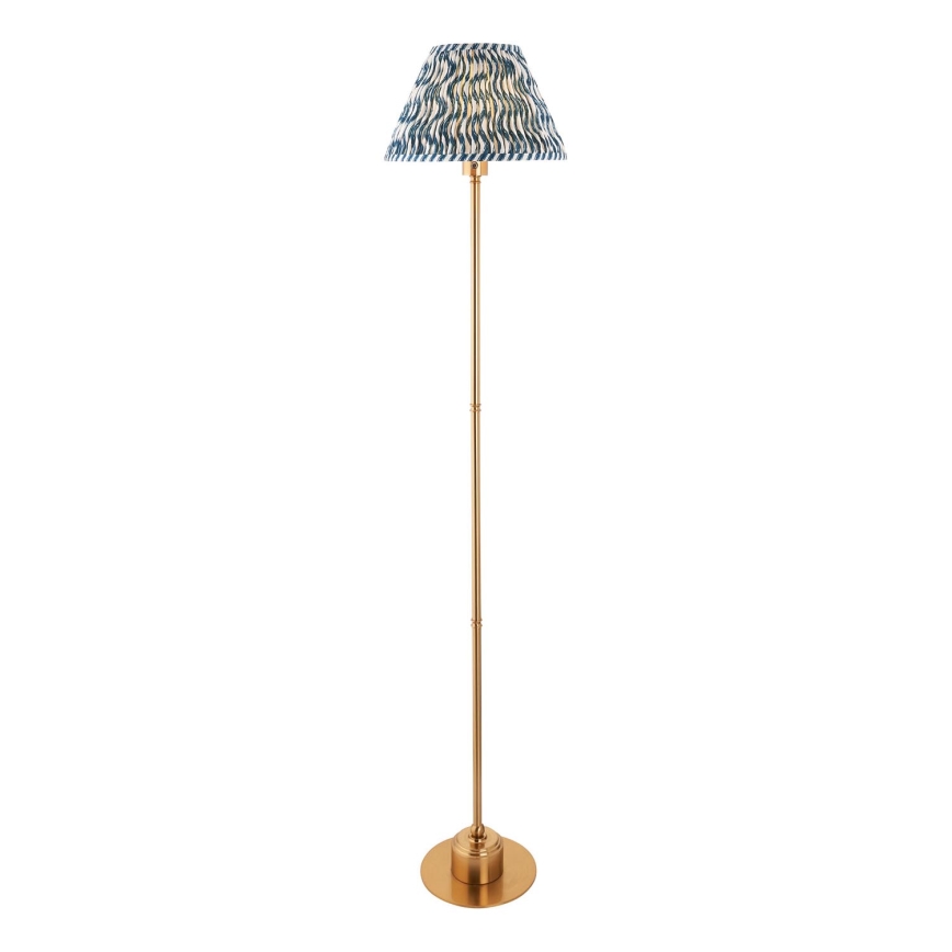 Endon 114778 - Lampadaire rechargeable à intensité variable BURLEY LED/1,5W/5V 3600 mAh laiton/bleu