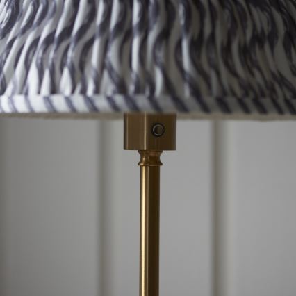 Endon 114785 - LED Lampada da terra ricaricabile e dimmerabile BURLEY LED/1,5W/5V ottone/grigio