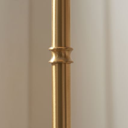 Endon 114785 - LED Lampada da terra ricaricabile e dimmerabile BURLEY LED/1,5W/5V ottone/grigio