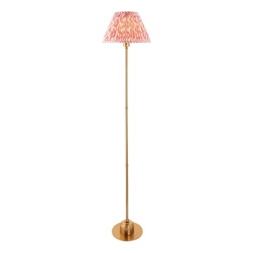 Endon 114786 - Dimm- und wiederaufladbare LED-Stehleuchte BURLEY LED/1,5W/5V 3600 mAh Messing/rosa