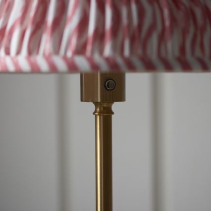 Endon 114786 - LED Lampada da terra ricaricabile e dimmerabile BURLEY LED/1,5W/5V ottone/rosa