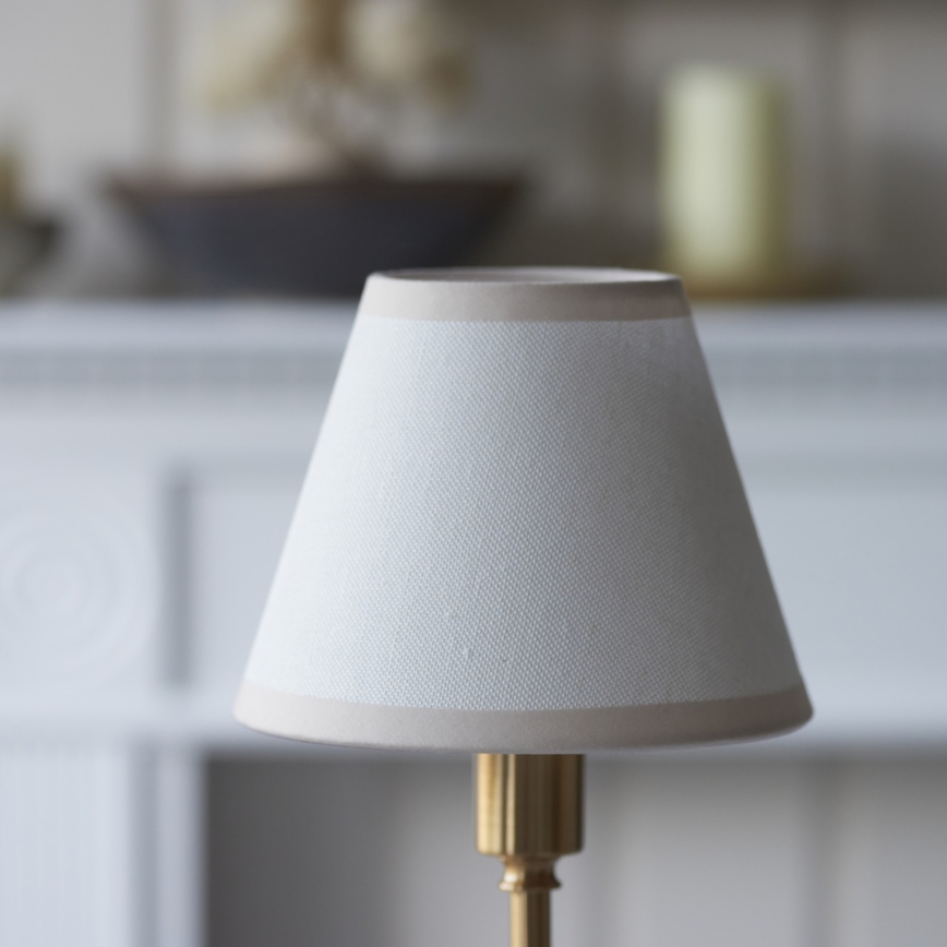 Endon 114811 - Lampada da tavolo ricaricabile dimmerabile BURLEY LED/1,5W/5V 3600 mAh ottone/bianco