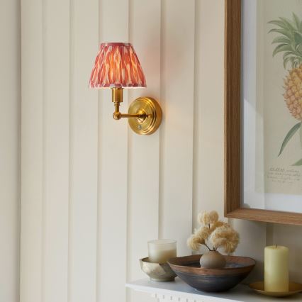 Endon 114817 - Dimmbare, aufladbare LED-Wandleuchte BURLEY LED/1,5W/5V Messing/rosa