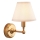 Endon 114830 - Dimmbare, aufladbare LED-Wandleuchte BURLEY LED/1,5W/5V Messing/cremefarben