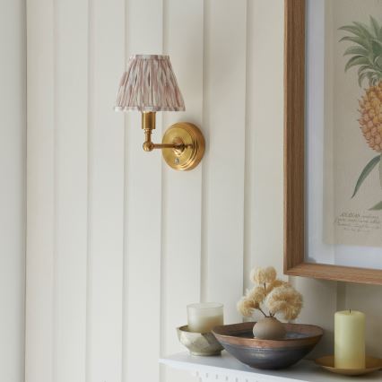 Endon 114831 - Dimmbare, aufladbare LED-Wandleuchte BURLEY LED/1,5W/5V Messing/beige