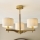 Endon 116993 - Lampadario su asta HEATHCLIFF 3xE14/7W/230V ottone/frassino