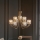 Endon 118934 - Lampadario con catena BERENICE 9xE14/7W/230V dorato