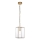 Endon 119142 - Suspension à chaîne HAMMOND 1xE27/10W/230V 17x17 cm laiton