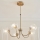 Endon 119210 - Lustre sur tige HAGUE 5xG9/5W/230V en laiton