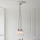 Endon 120652 - Hängeleuchte mit Kabel 3xE27/10W/230V, glänzender Chrom
