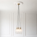 Endon 120656 - Suspension sur câble 3xE27/10W/230V laiton