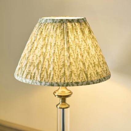 Endon 122515 - Lampe de table AVEBURY, 1xE27/10W/230V, laiton/vert
