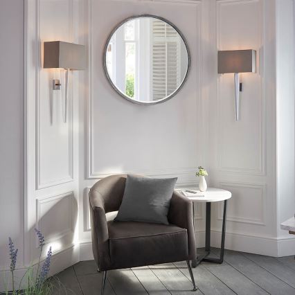 Endon 56706 - Applique MORETO 1xE14/7W/230V cromo lucido/grigio