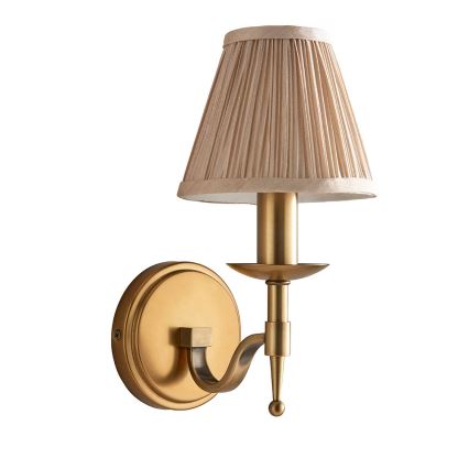 Endon 63653 - Lampada da parete STANFORD 1xE14/40W/230V ottone/beige