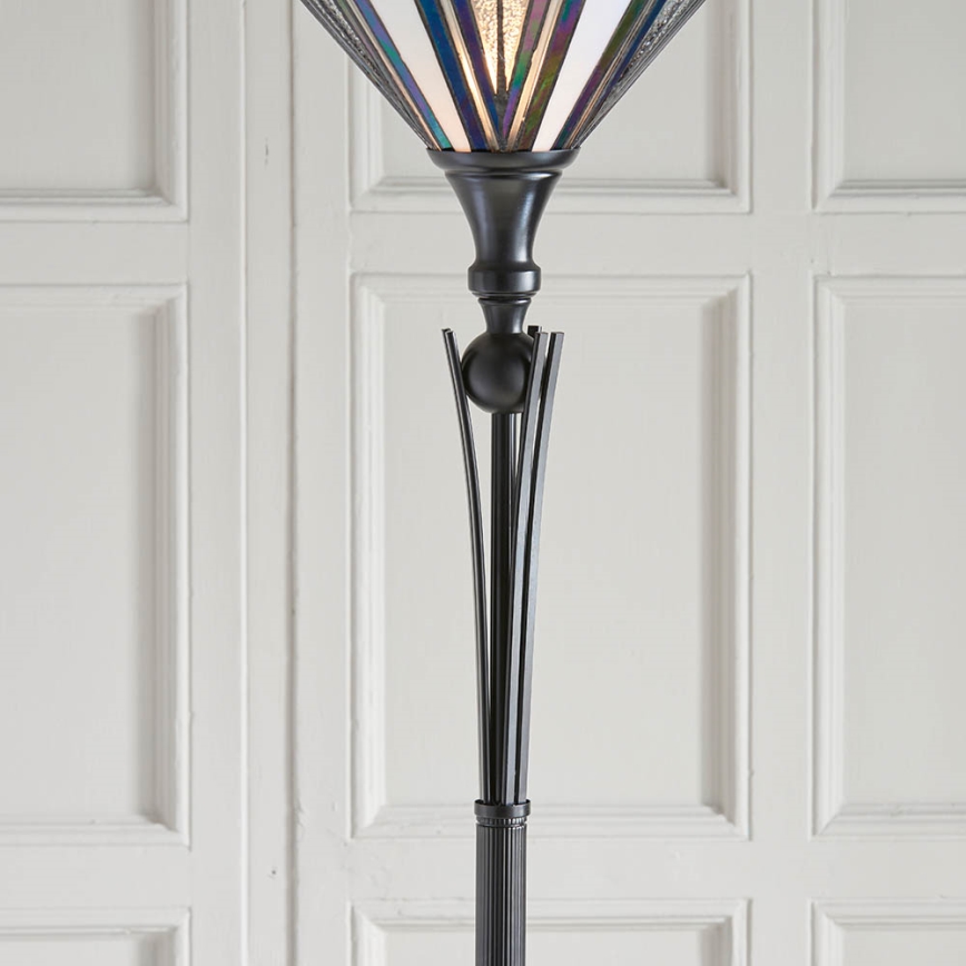 Endon 63933 - Lampada con piedistallo ASTORIA 1xE27/60W/230V diametro 40 cm