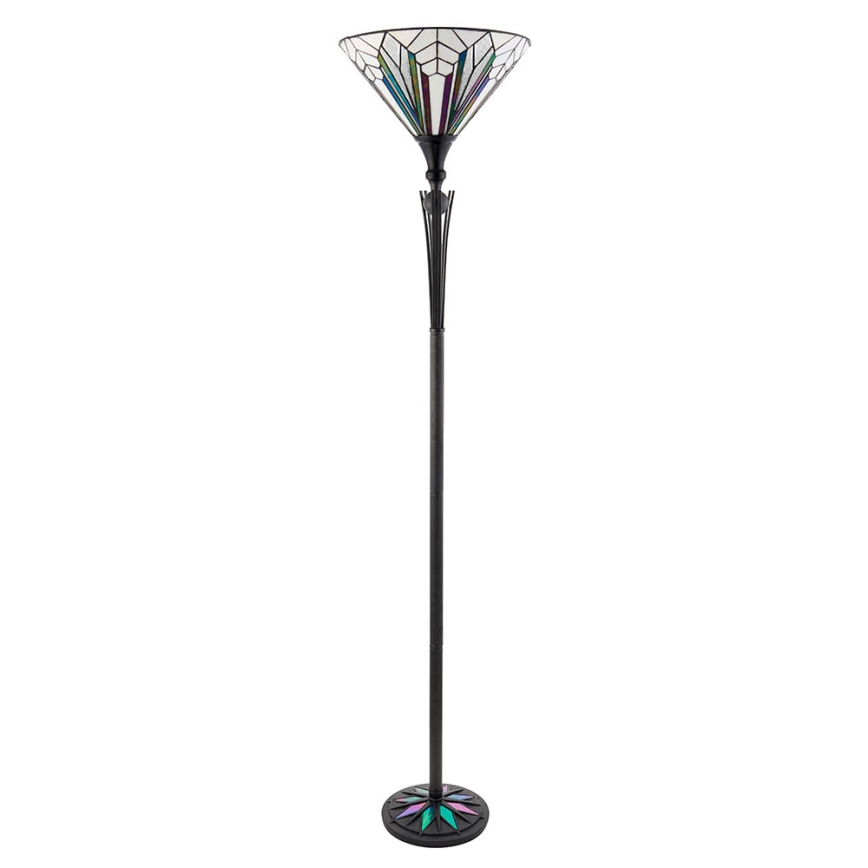 Endon 63933 - Lampada da terra Tiffany ASTORIA 1xE27/60W/230V Ø 40 cm