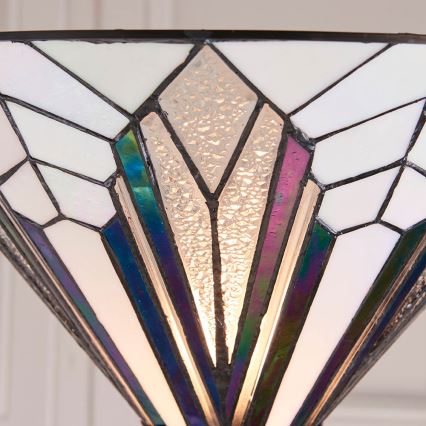 Endon 63933 - Lampada da terra Tiffany ASTORIA 1xE27/60W/230V Ø 40 cm