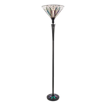 Endon 63933 - Tiffany-Stehleuchte ASTORIA 1xE27/60W/230V Ø 40 cm