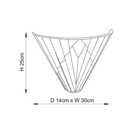 Endon 63940 - Applique ASTORIA 1xE14/40W/230V