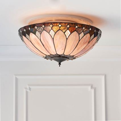 Endon 63973 - Deckenleuchte BROOKLYN 2xE14/60W/230V d 50 cm