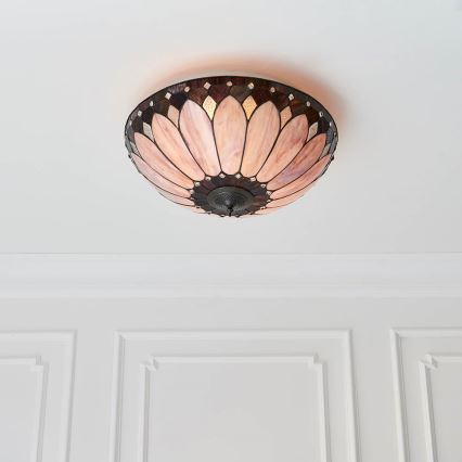 Endon 63973 - Plafonnier BROOKLYN 2xE14/60W/230V d. 50 cm