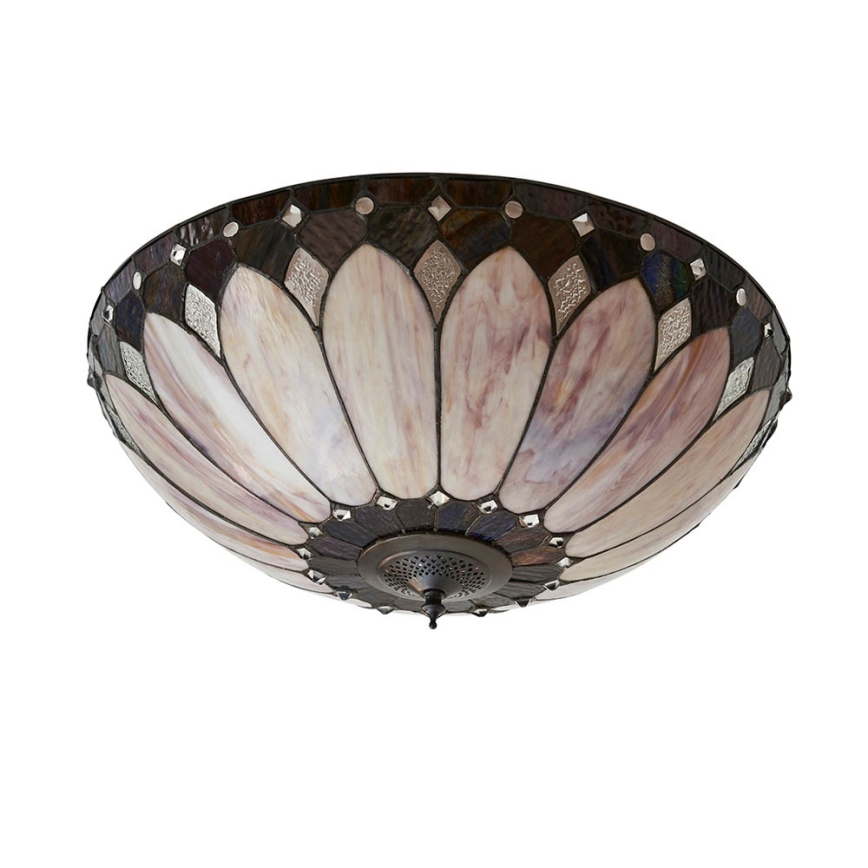 Endon 63973 - Plafonnier BROOKLYN 2xE14/60W/230V d. 50 cm