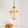 Endon 63974 - Lampadario a catena BROOKLYN 1xE27/60W/230V, marrone