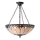 Endon 63976 - Kronleuchter mit Kette BROOKLYN 3xE27/60W/230V, Durchmesser 50 cm