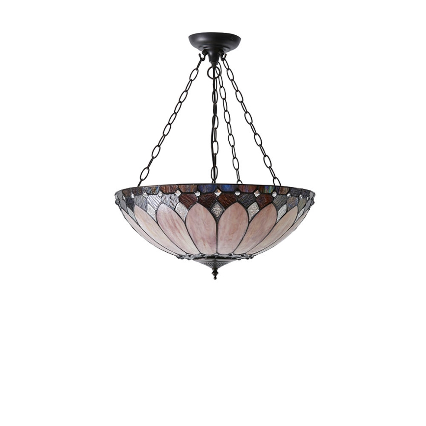 Endon 63976 - Kronleuchter mit Kette BROOKLYN 3xE27/60W/230V, Durchmesser 50 cm