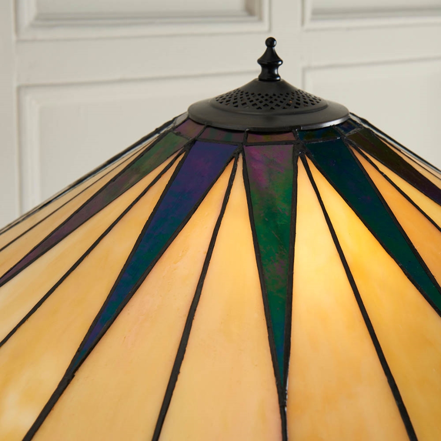 Endon 64041 - Lampadaire Tiffany DARK STAR 2xE27/60W/230V Ø 49 cm