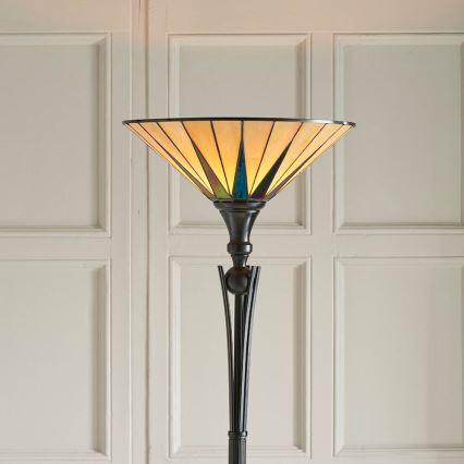 Endon 64042 - Lampada con piedistallo DARK STAR 1xE27/60W/230V diametro 42 cm