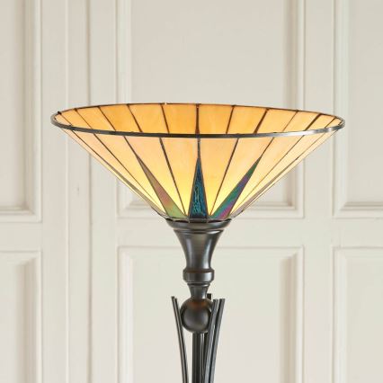 Endon 64042 - Lampada con piedistallo DARK STAR 1xE27/60W/230V diametro 42 cm