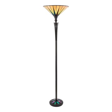 Endon 64042 - Lampadaire Tiffany DARK STAR 1xE27/60W/230V Ø 42 cm