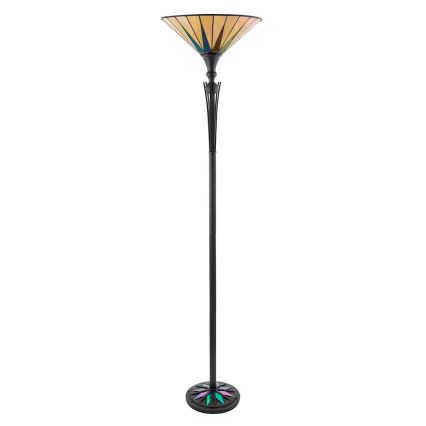 Endon 64042 - Lampadaire Tiffany DARK STAR 1xE27/60W/230V Ø 42 cm