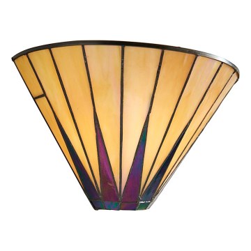 Endon 64046 - Applique da parete Tiffany DARK STAR 1xE14/40W/230V