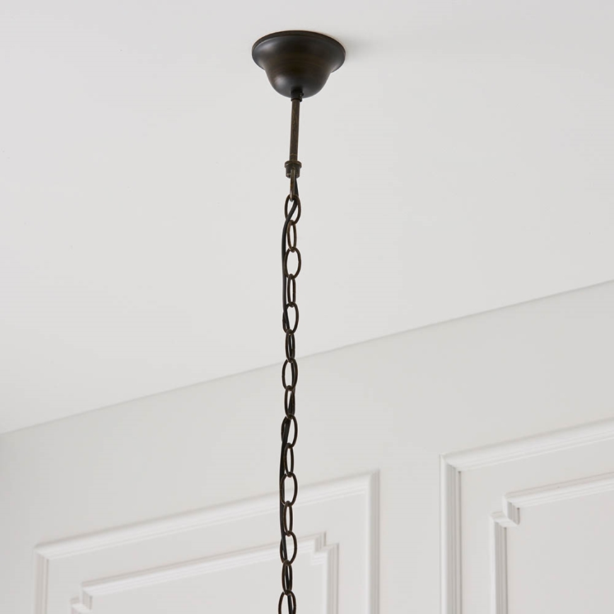 Endon 64080 - Lampadario a catena Tiffany DRAGONFLY 3xE27/60W/230V Ø 41 cm