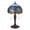 Endon 64090 - Lampe de table Tiffany DRAGONFLY 2xE27/60W/230V Ø 30 cm