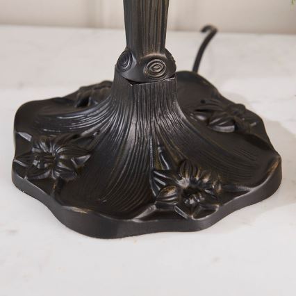 Endon 64090 - Lampe de table Tiffany DRAGONFLY 2xE27/60W/230V Ø 30 cm