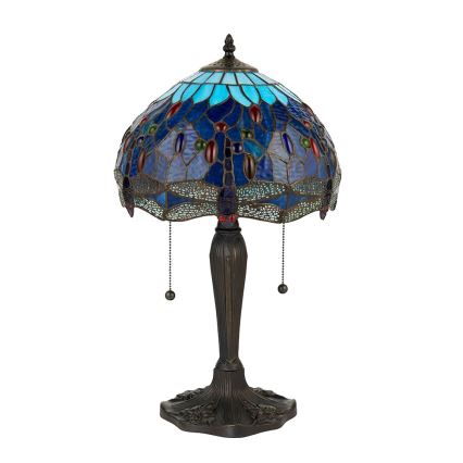 Endon 64090 - Tischleuchte DRAGONFLY 2xE27/60W/230V Ø 30 cm