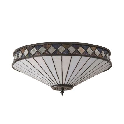 Endon 64145 - Plafoniera FARGO 2xE27/60W/230V diametro 41,5 cm