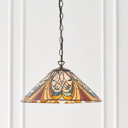 Endon 64162 - Hängeleuchte an Kette HECTOR 1xE27/60W/230V d 40 cm