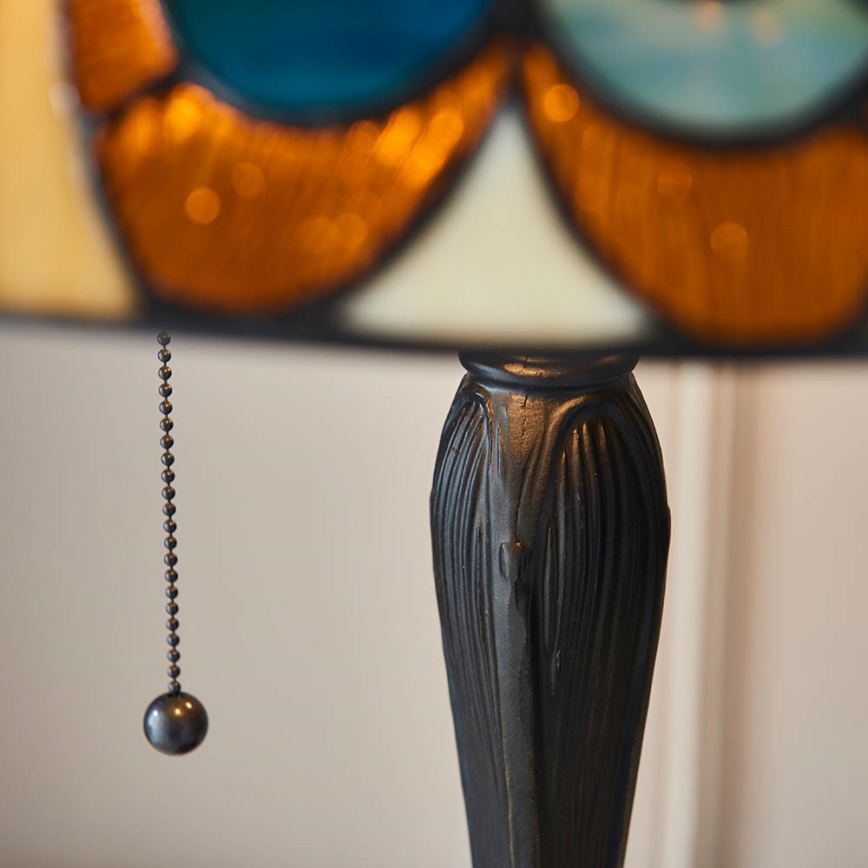 Endon 64163 - Lampe de table Tiffany HECTOR 2xE27/60W/230V Ø 40 cm