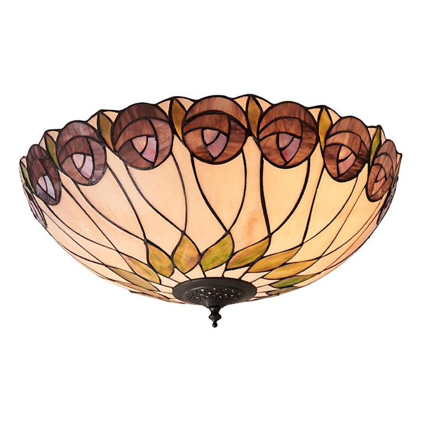 Endon 64173 - Plafoniera HUTCHINSON 2xE27/60W/230V diametro 50 cm