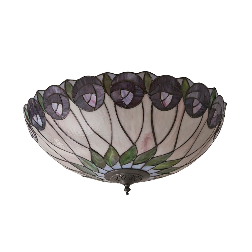 Endon 64173 - Plafoniera HUTCHINSON 2xE27/60W/230V diametro 50 cm