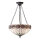 Endon 64175 - Lampadario a sospensione con catena HUTCHINSON 3xE27/60W/230V diametro 40 cm