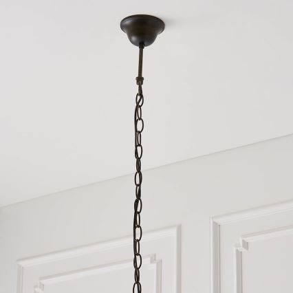 Endon 64176 - Suspension sur chaîne Tiffany HUTCHINSON 1x E27, max. 60 W, 230 V, Ø 40 cm